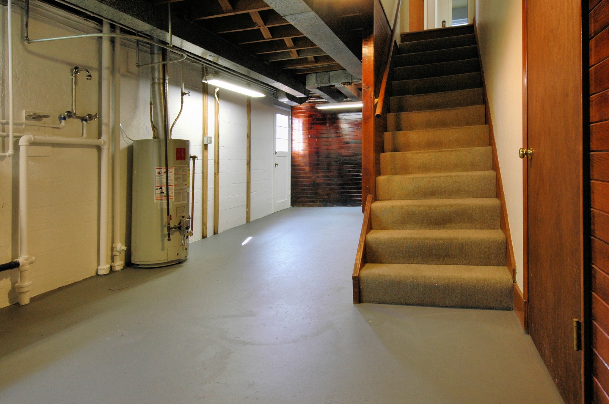 Property used to illustrate a difficult basement water problem